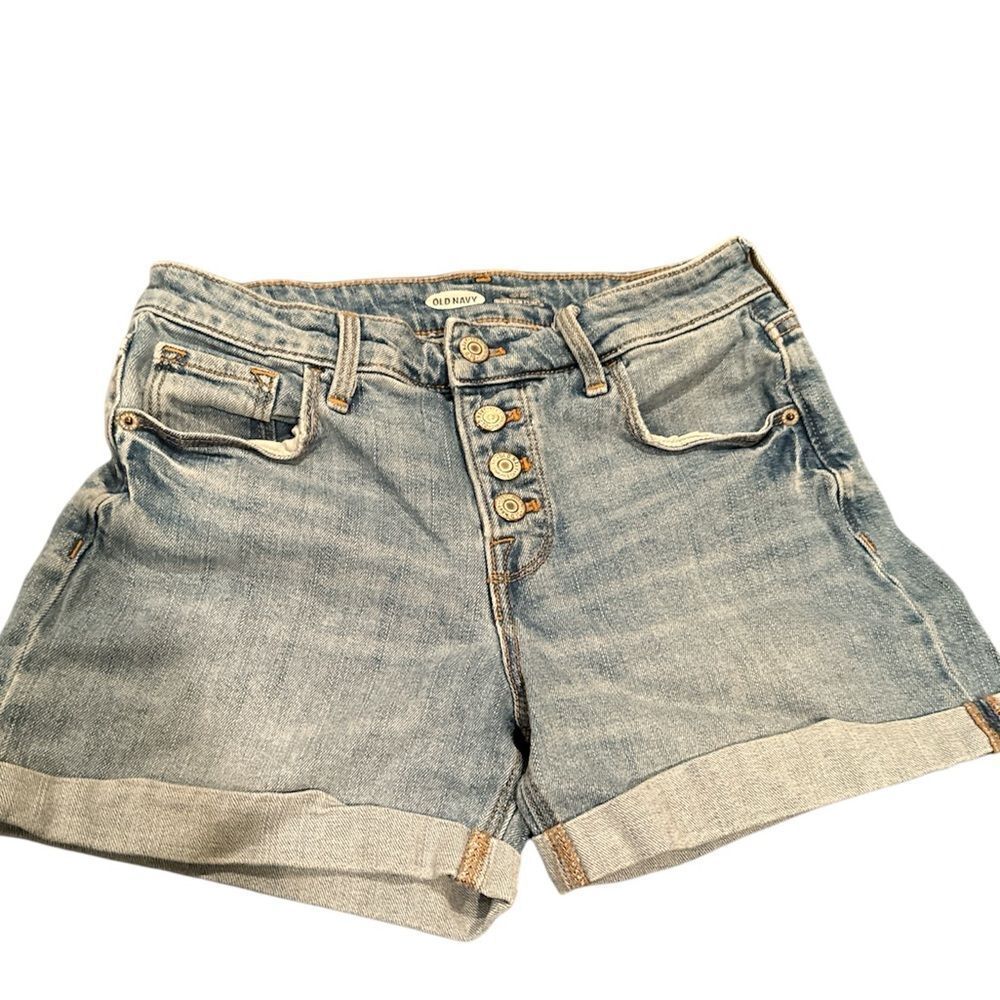 Old Navy High Rise Secret Slim Pockets  Jean Shorts Size 2